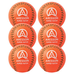 ARESSON SUPER MATCH ROUNDERS BALL ORANGE, SET OF 6