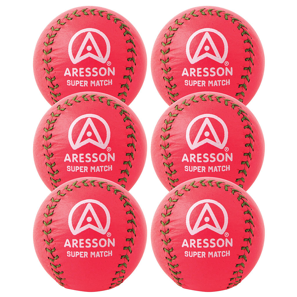 ARESSON SUPER MATCH ROUNDERS BALL PINK, SET OF 6