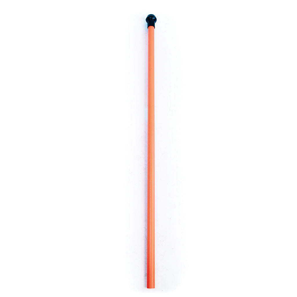 ARESSON PLASTIC ROUNDERS POST WITH SAFETY POMMEL 0.9M, ORANGE