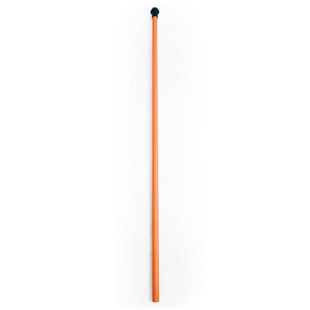 ARESSON PLASTIC ROUNDERS POST WITH SAFETY POMMEL  1.2M, ORANGE