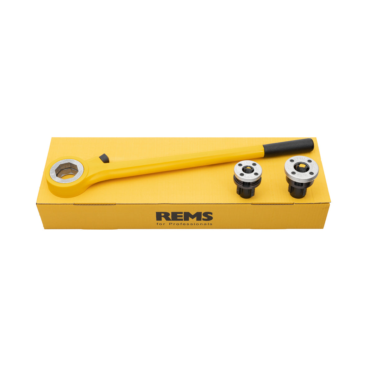 Rems Eva Manual Pipe Threader, 1/2" + 3/4" set,  in Cardboard box