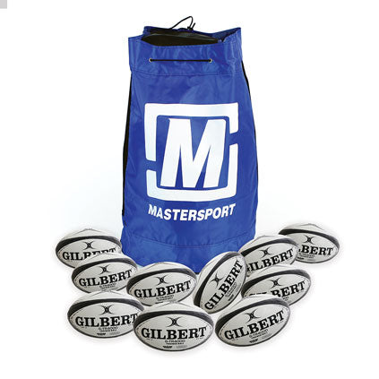 GILBERT G-TR4000 RUGBY BALL SIZE 3, BAG OF 10
