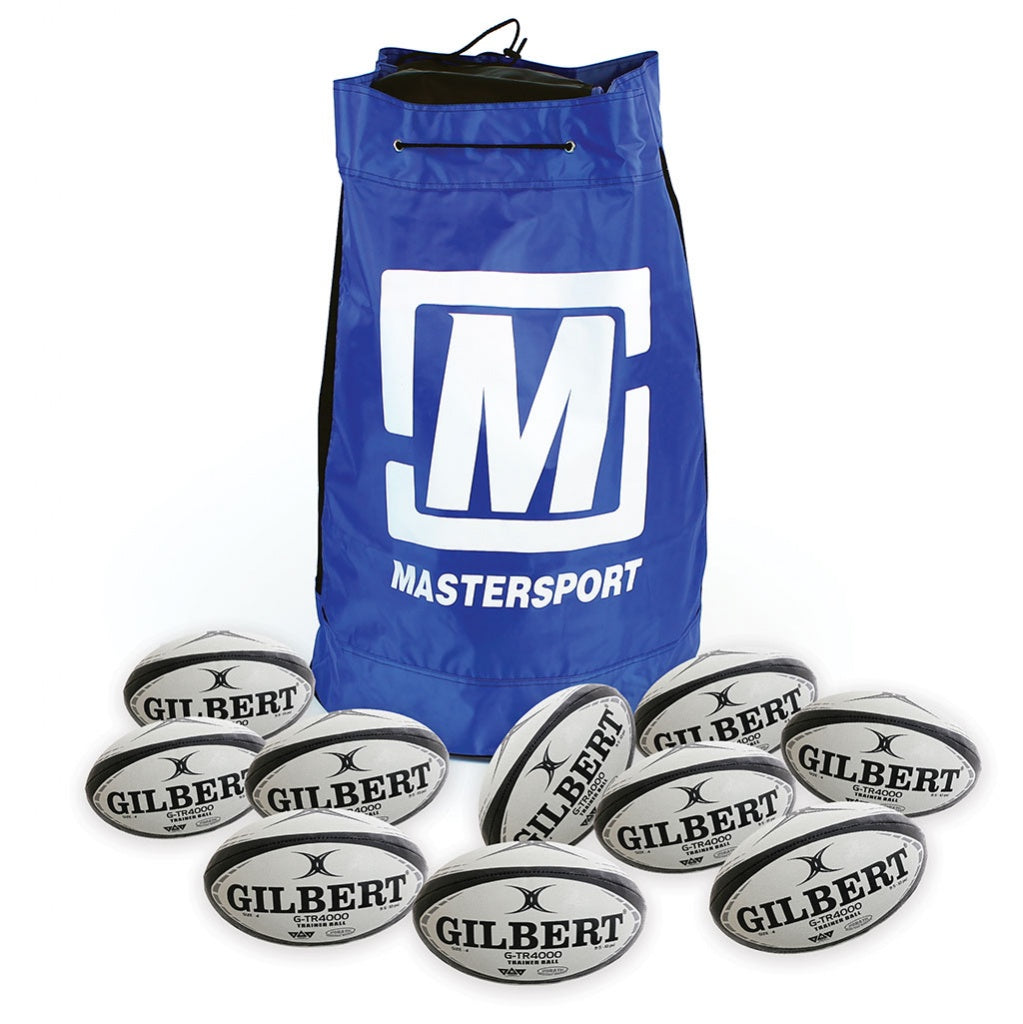 GILBERT G-TR4000 RUGBY BALL SIZE 4, BAG OF 10