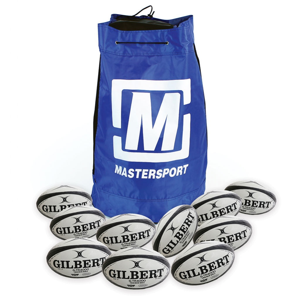 GILBERT G-TR4000 RUGBY BALL SIZE 5, BAG OF 10