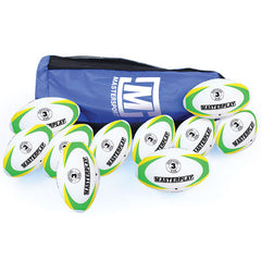 MASTERPLAY CELLULAR RUGBY BALL SIZE 3, BAG OF 10