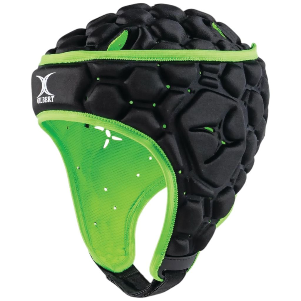 GILBERT FALCON 200 HEADGUARD BLACK/GREEN, 54CM