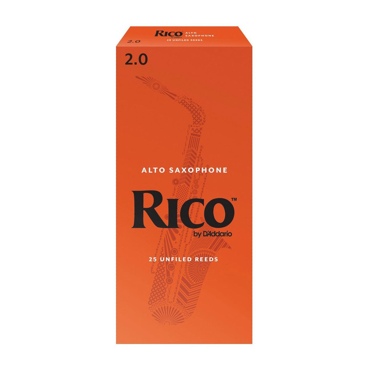Rico box of 25 Eb alto saxophone reeds - 2.0