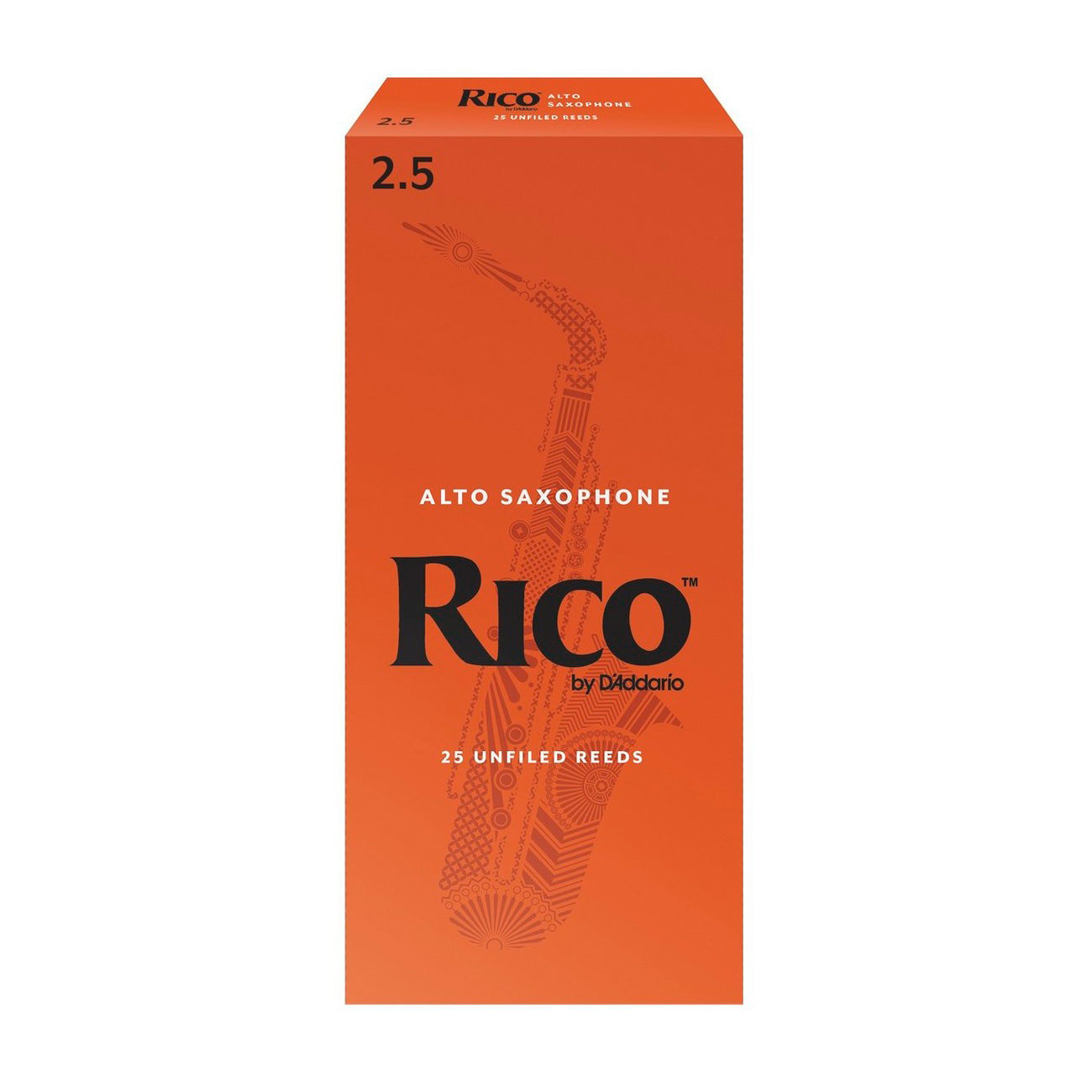 Rico box of 25 Eb alto saxophone reeds - 2.5