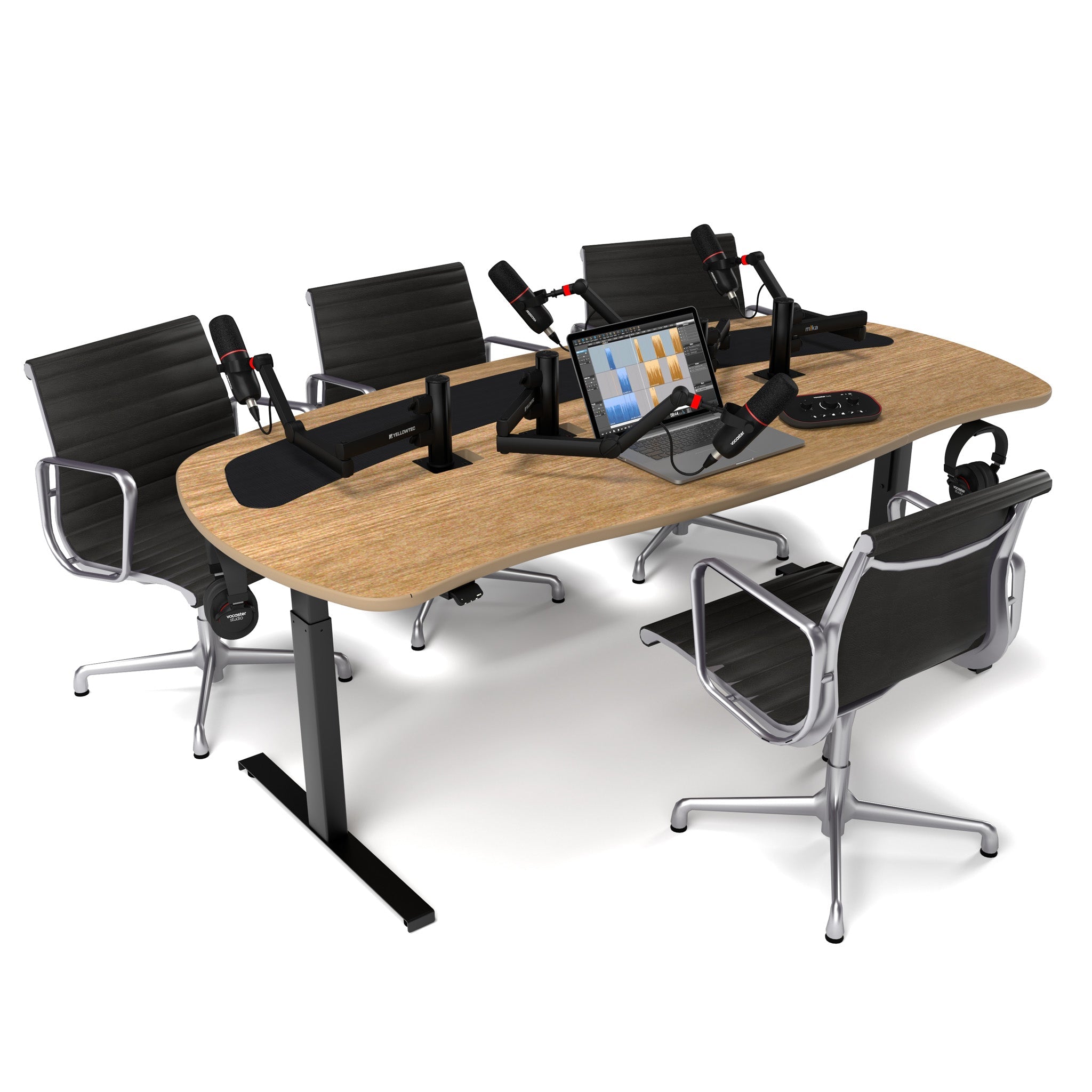 AKA Design ProCast R4 sit-stand studio desk – Oak