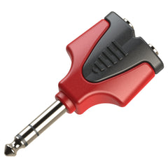 Roxtone 6.3mm stereo plug to 2 x 3.5mm stereo sockets