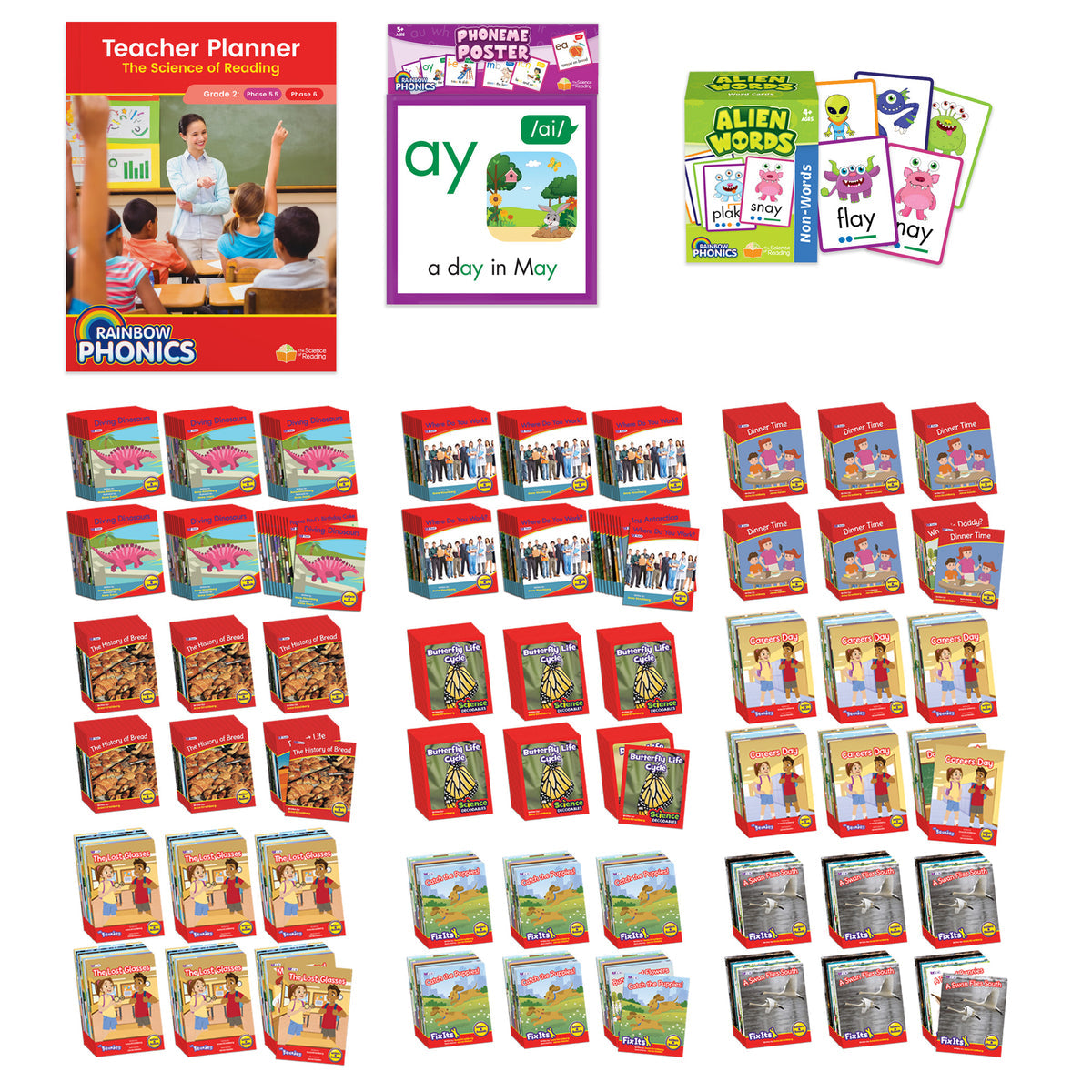 Rainbow Phonics Classroom Kit Year 2