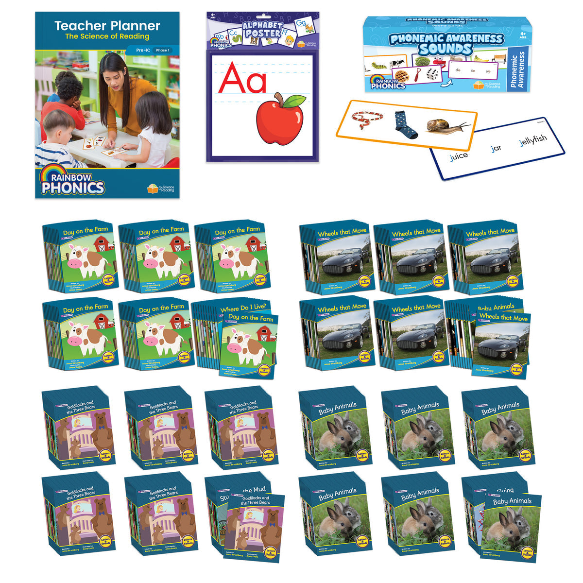 Rainbow Phonics Classroom Kit Nursery