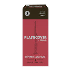 Rico Plasticover box of 5 x soprano saxophone reeds - 3.0