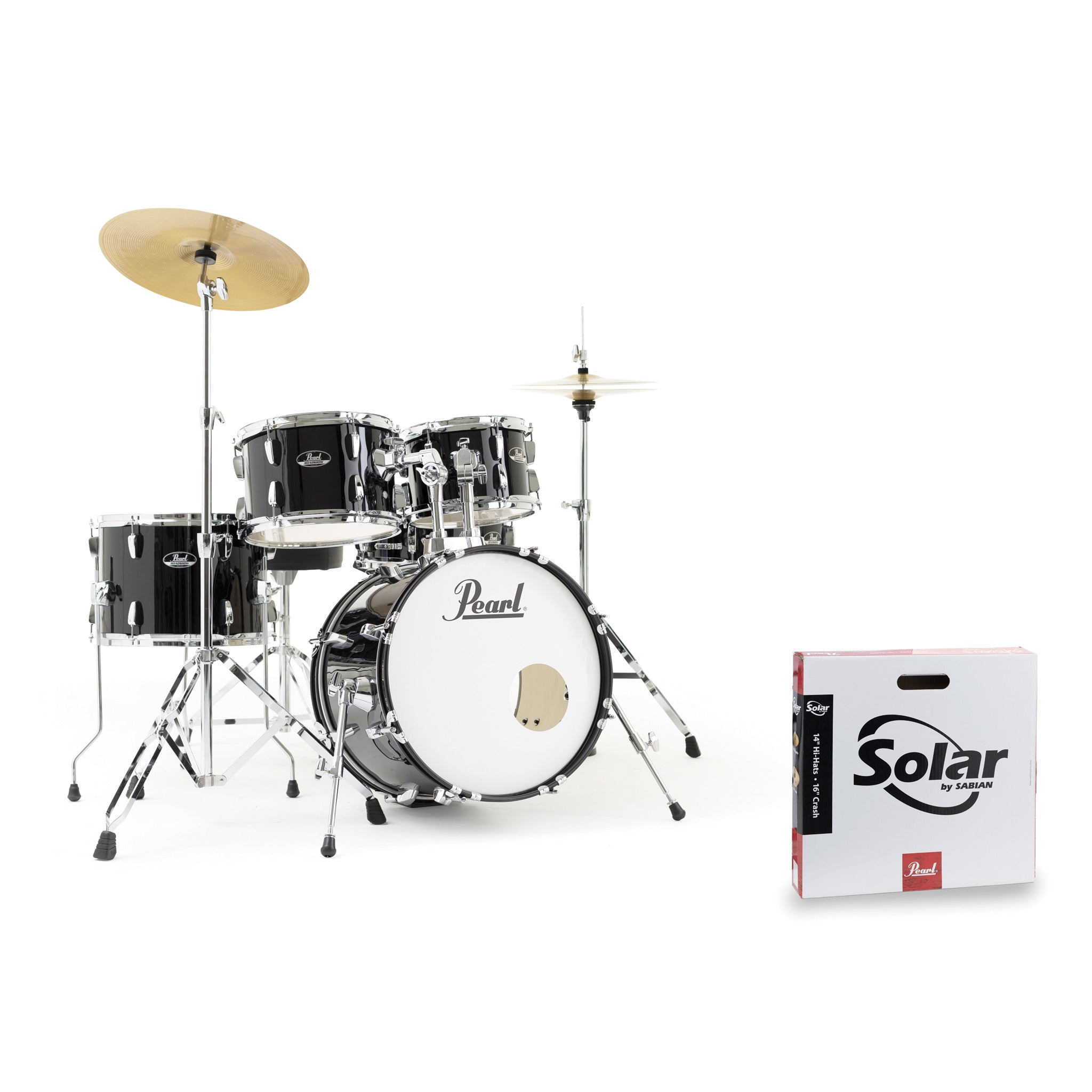 Pearl Roadshow 18\" junior drum kit - Jet black
