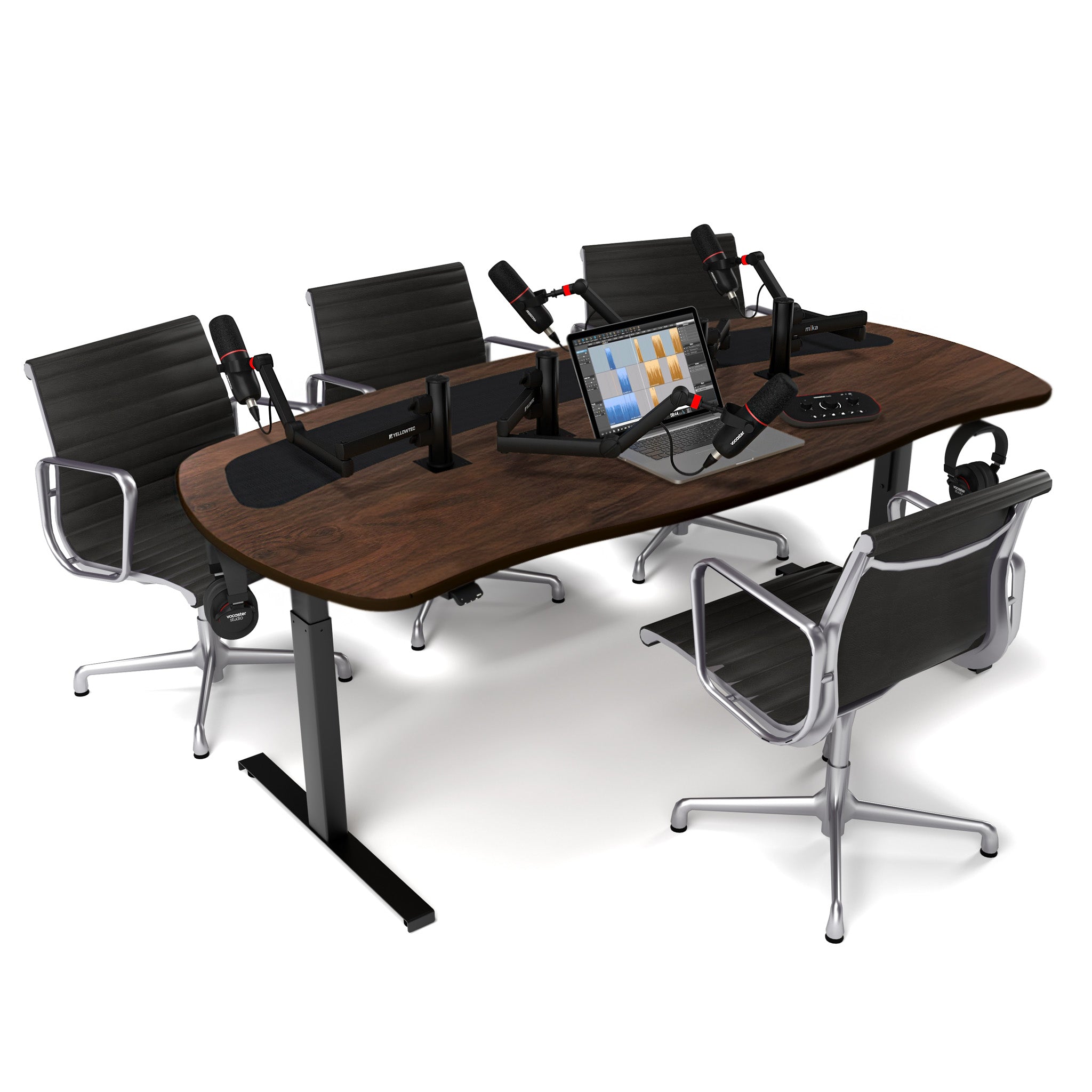 AKA Design ProCast R4 sit-stand studio desk – Walnut