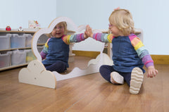CLOUD CRAWL UP MIRROR (Grey) 6 months +
