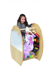 MINI DRESS UP TROLLEY WITH CLEAR TRAYS (Maple) 12 months +