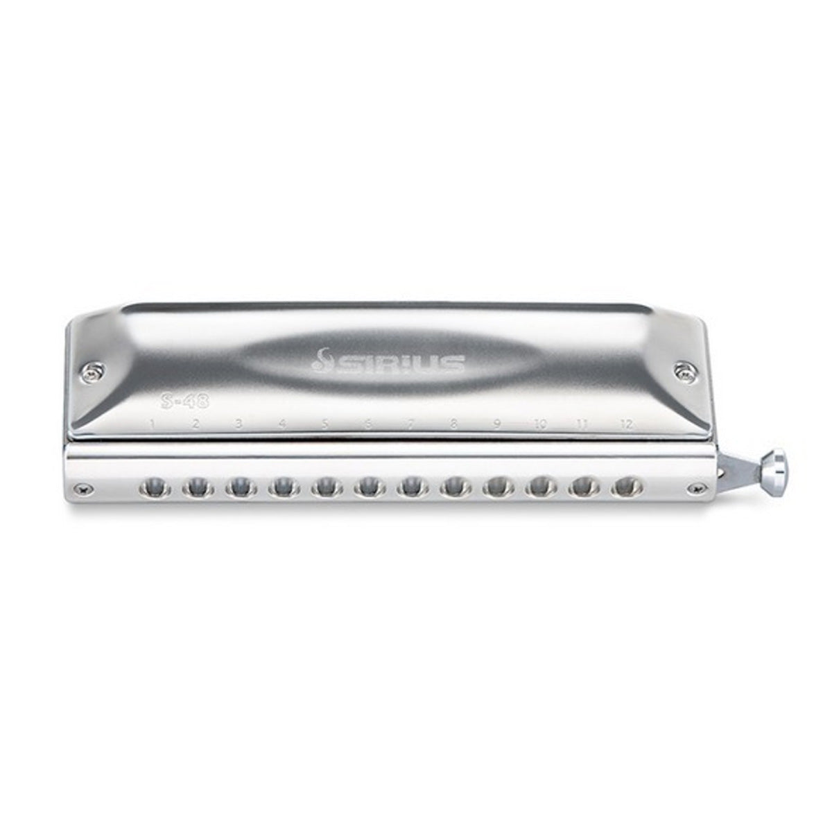 Suzuki Sirius chromatic straight harmonica in C – 12-hole