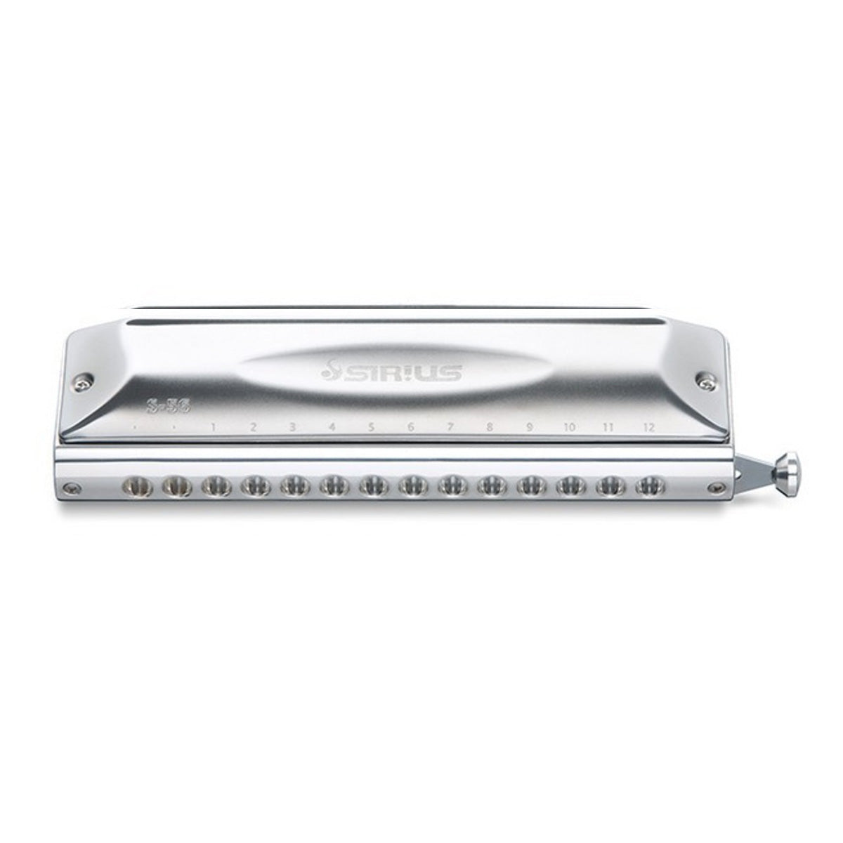 Suzuki Sirius chromatic straight harmonica in C – 14-hole