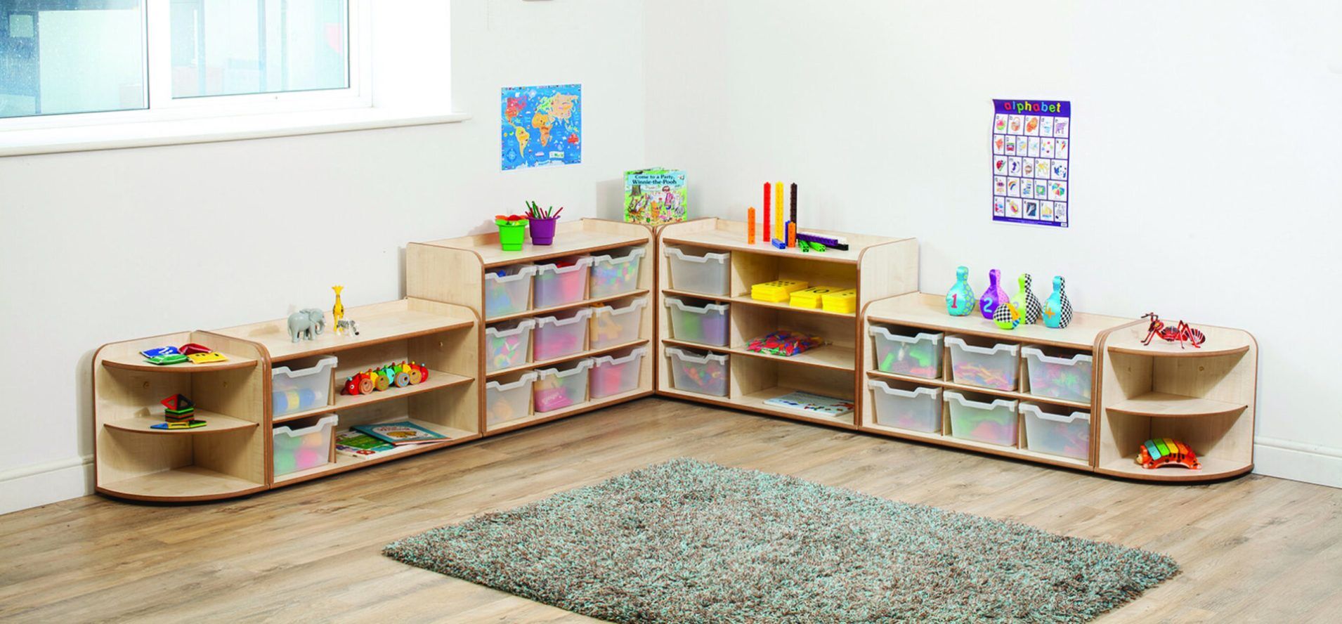 SOLWAY SET 1 ~ CLEAR TRAYS (Maple)