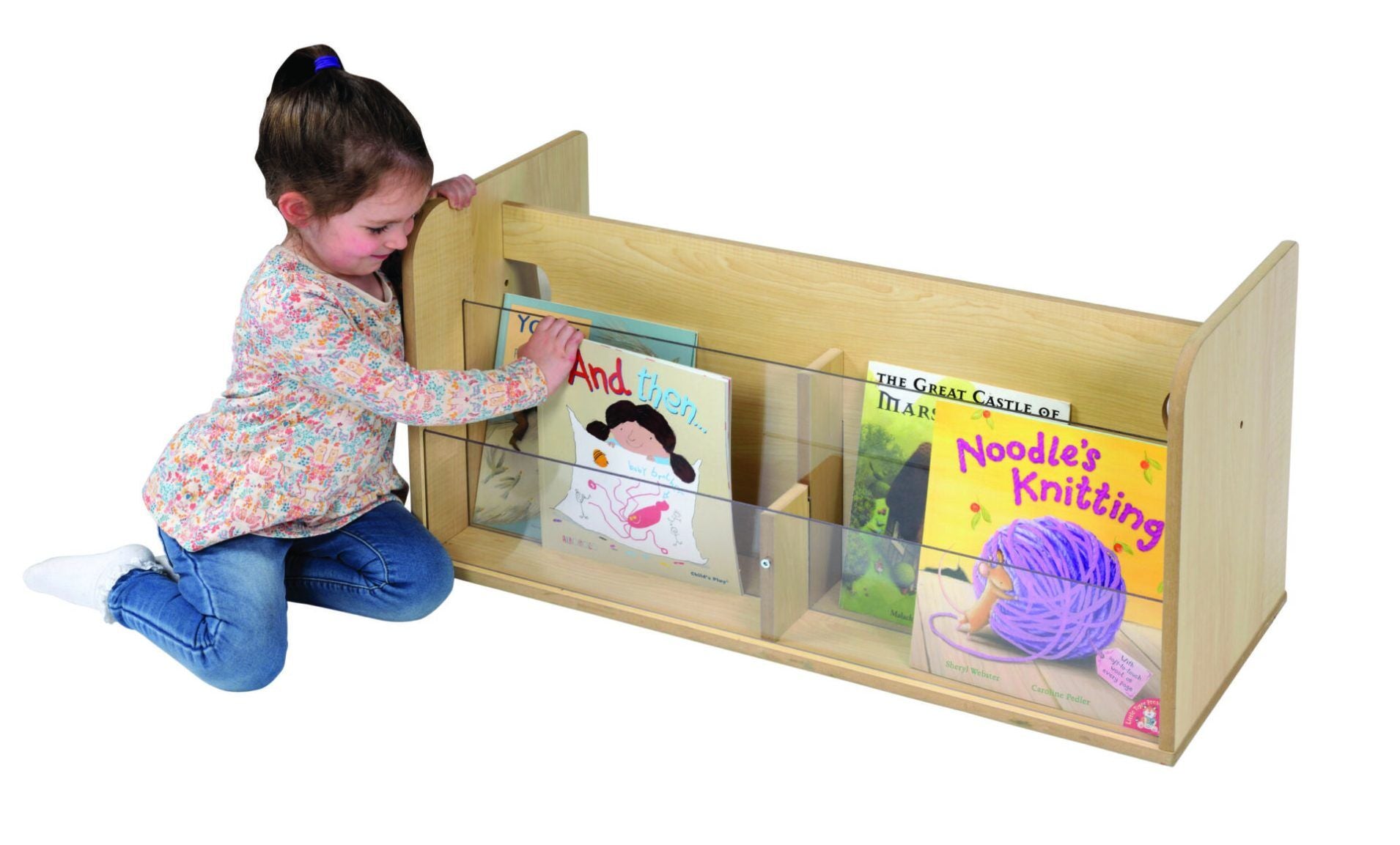 DOUBLE SIDED PERSPEX UNIT (Maple)