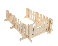 INDOOR DOUBLE FENCE PANELS & GATE SET (Maple) N/A