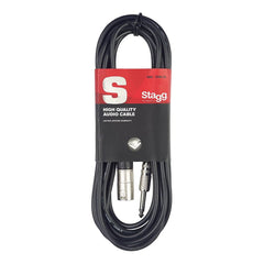 Stagg mono jack to male XLR cable - 3m