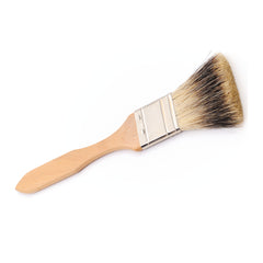 Flat Badger Hair Brush - Thin 2"