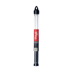 Stagg SBRU20-RM telescopic wire brushes with rubber handle
