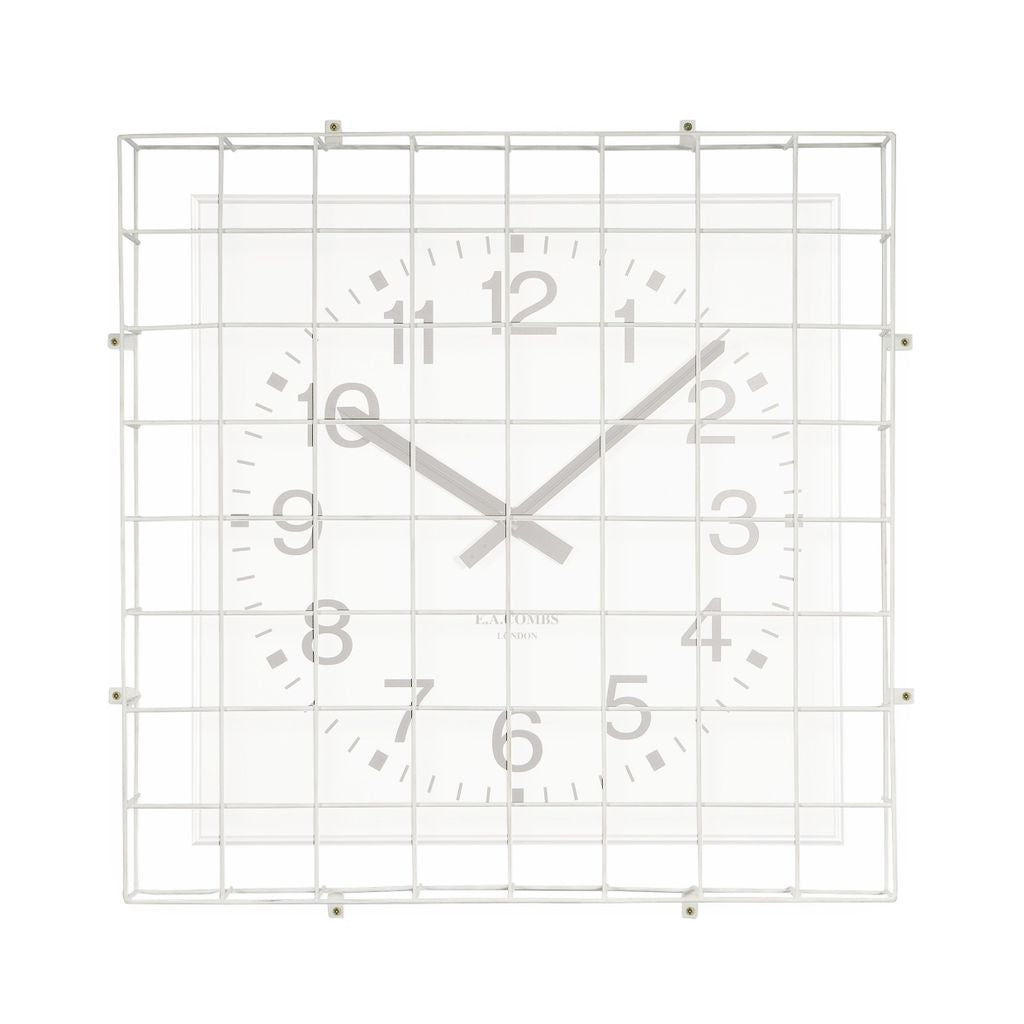 OPEN FACED CLOCK - 70CM WIRE GUARD