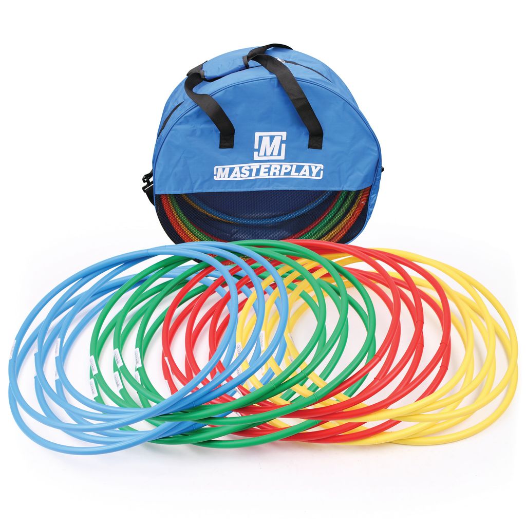 DELUXE HOOP 450MM,MIXED COLOURS, BAG OF 24