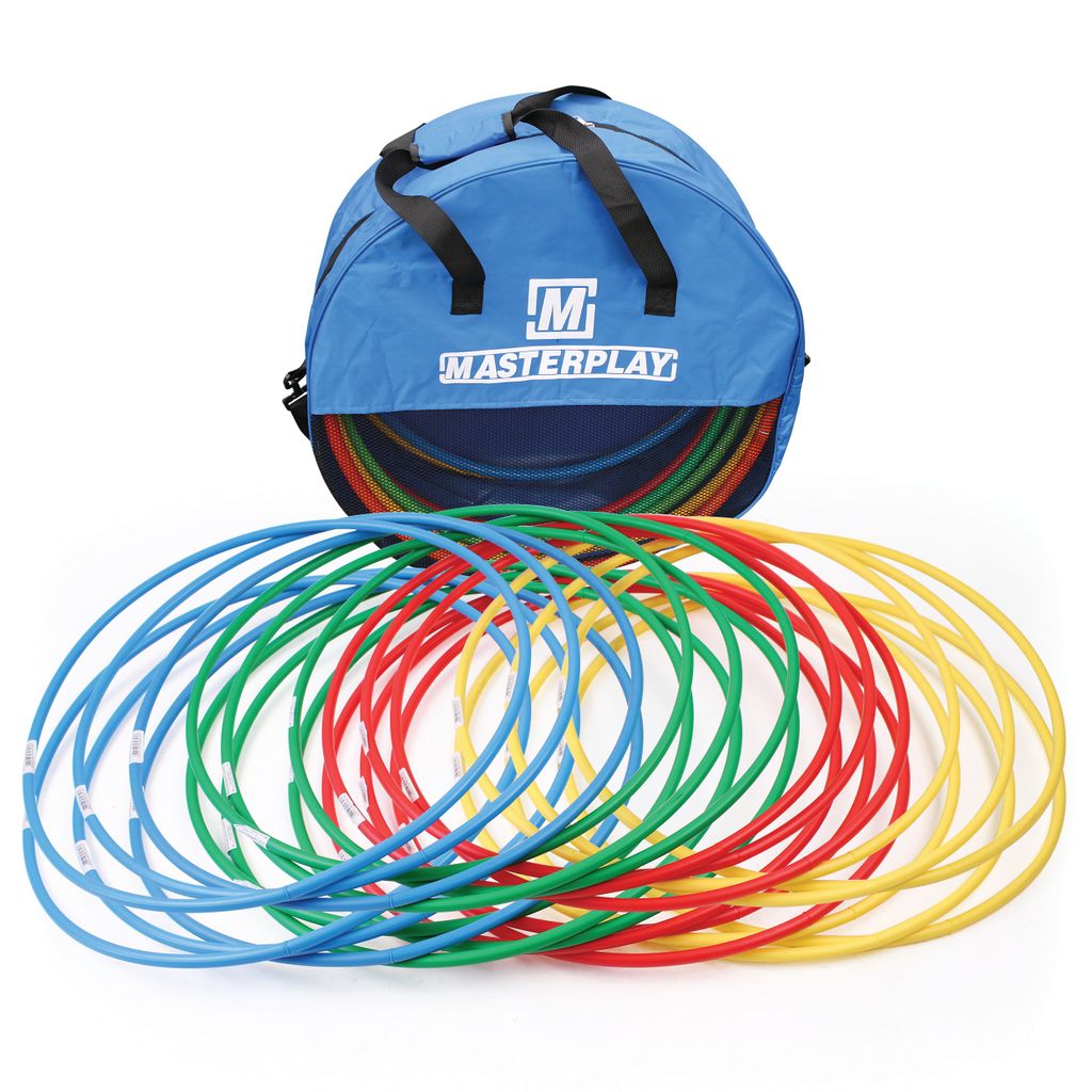 DELUXE HOOP 600MM,MIXED COLOURS, BAG OF 24