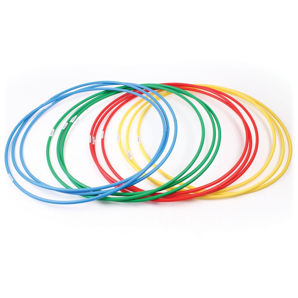DELUXE HOOP 750MM,MIXED COLOURS, SET OF 12
