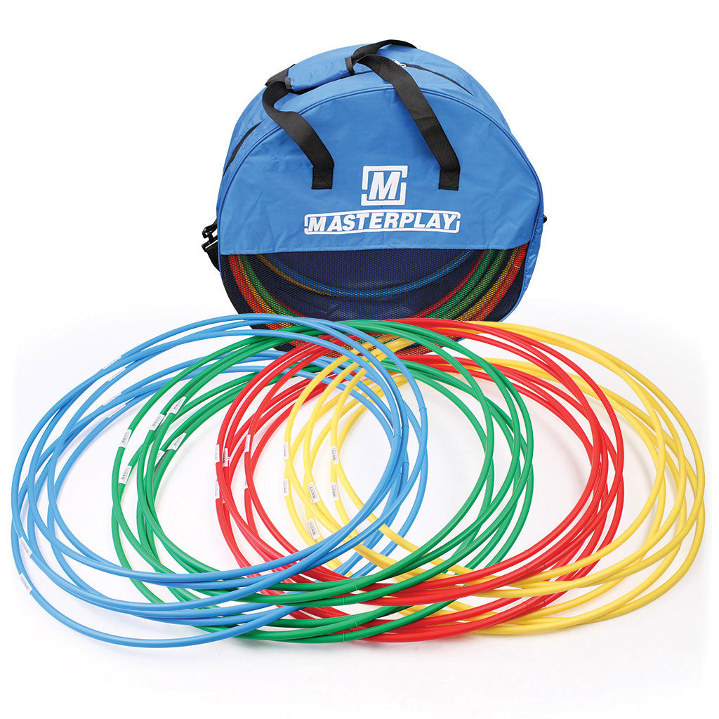 DELUXE HOOP 900MM,MIXED COLOURS, BAG OF 24