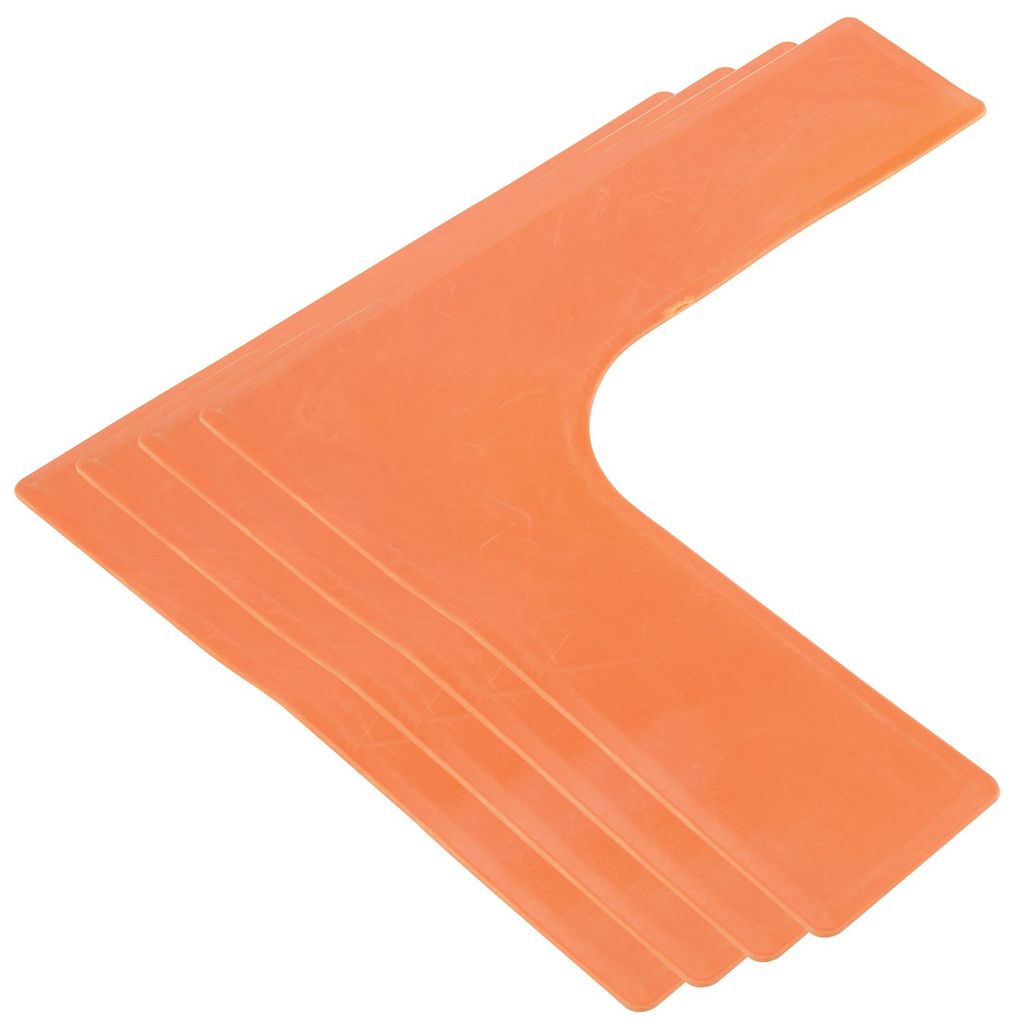 ACTIVATE CORNER ANGLE ORANGE, SET OF 4