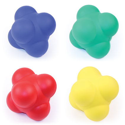 LARGE FOAM BOBBLY WOBBLY BALL SET OF 4