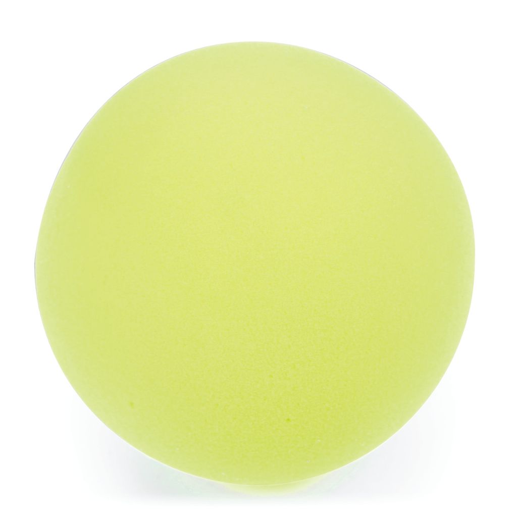 CUT FOAM SOFT SPONGE BALL LOW BOUNCE (30KG/M3), 200MM, YELLOW