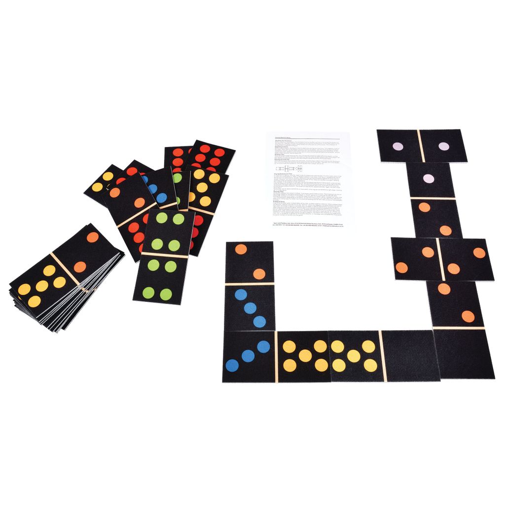 GIANT COLOURED DOMINOES