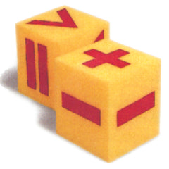 GIANT SOFT MATHEMATICAL DICE OPERATION PAIR