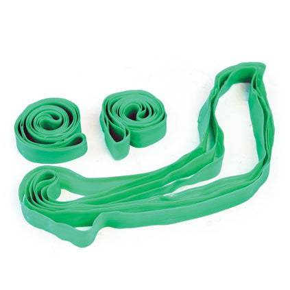 TEAM BAND PLASTIC, GREEN, SET OF 10