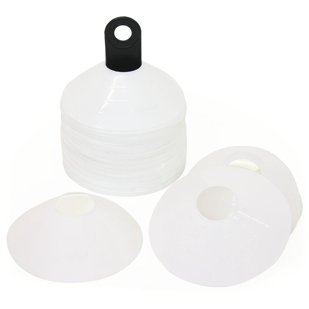 SPACEMARKERS - 200MM DIA. WHITE, SET OF 50