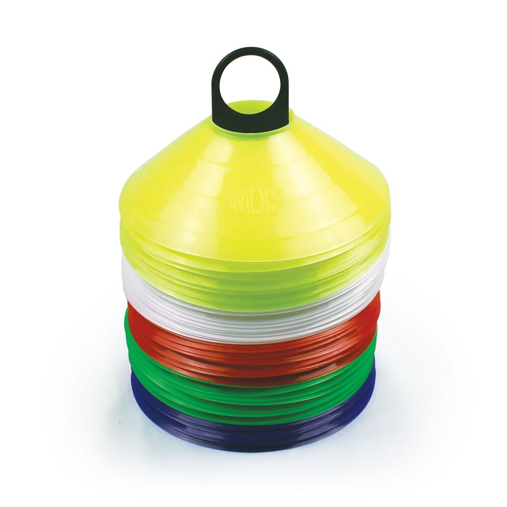 SPACEMARKERS - 200MM DIA. MIXED COLOURS, SET OF 50