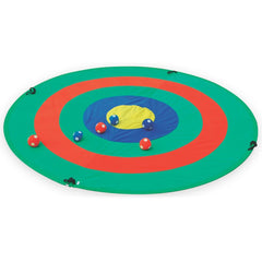 RAINBOW DISC TARGET C/W 6 BALLS