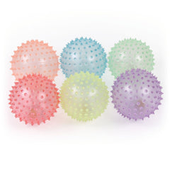 SPIKY CRYSTAL BALL 15CM, SET OF 6