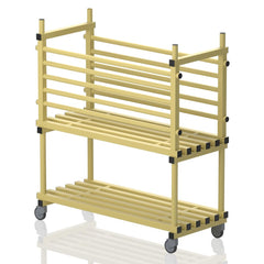 VENDIPLAS MOBILE STORAGE SYSTEM YELLOW
