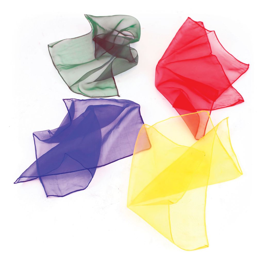 SCARVES 30 L X 30CM W, SET OF 4