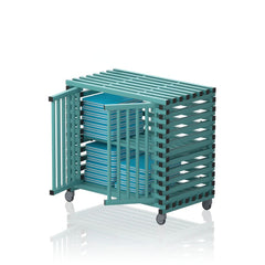 VENDIPLAS TROLLEY CABINET LARGE, GREEN