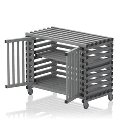 VENDIPLAS TROLLEY CABINET LARGE, GREY