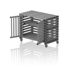 VENDIPLAS TROLLEY CABINET MEDIUM, GREY