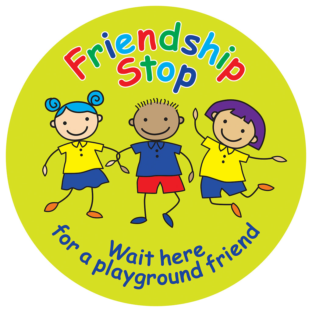 PLAYTIME ZONE SIGNS FRIENDSHIP STOP